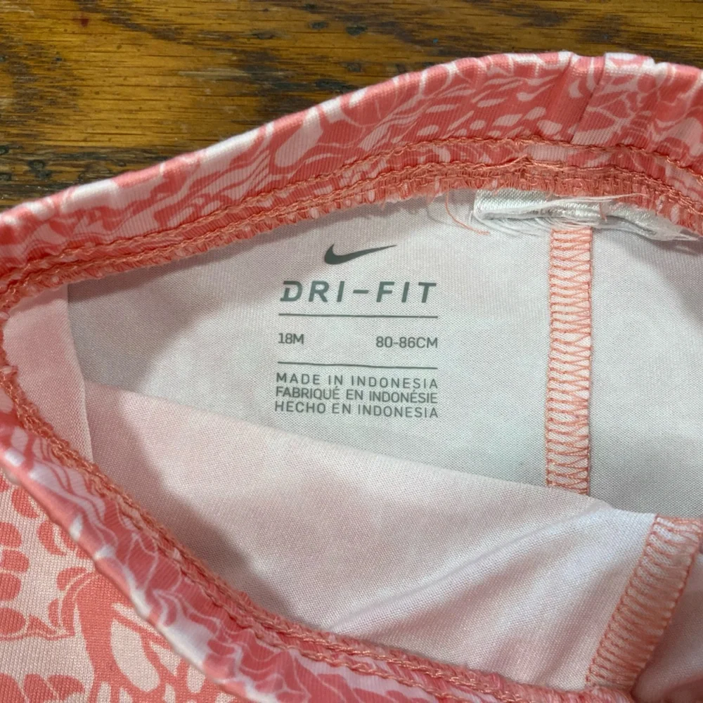 Nike Girls Dri-Fit Athletic Legging Pants Pink Size 18m